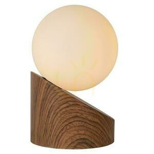 Lampă de masă Lucide LEN aspect lemn închis 1xG9 10 cm 45561/01/70 small 3