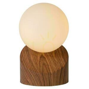 Lampă de masă Lucide LEN aspect lemn închis 1xG9 10 cm 45561/01/70 small 4