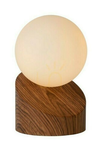 Verifica Lampă de masă Lucide LEN aspect lemn închis 1xG9 10 cm 45561/01/70