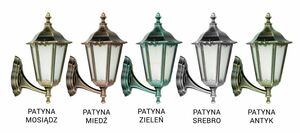 Lampă de perete exterior SU-MA Classic Retro negru patinat aluminiu K 3012/1/D g small 5