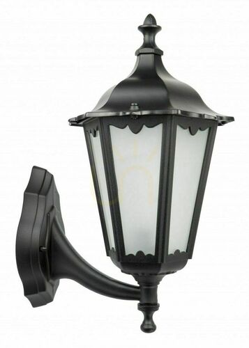 Verifica Lampă de perete exterior SU-MA Classic Retro negru patinat aluminiu K 3012/1/D g