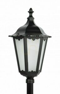 Lampă de grădină exterior SU-MA Retro Classic neagră 84 cm IP43 K 5002/3 small 1