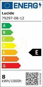 Aplica LED baie Lucide ONNO argintie 40 cm 8W IP44 79297/08/12 small 6