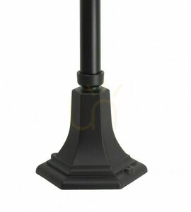 Lampă de grădină retro SU-MA neagră aluminiu 106 cm K 5002/2/M small 2