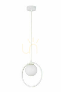 Lampă suspendată Sigma Aqua 1 alb 33408, sticlă, G9, 12 cm small 0