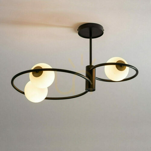 Verifica Plafonieră Sigma Aqua 3 neagră 3xG9 64 cm 33465