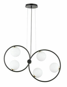 Lampă suspendată Sigma AQUA 5 neagră G9 12W 70cm SKU 33477 small 0
