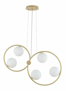 Lampă suspendată Sigma Aqua 5, aurie-bej, 70 cm, 5x G9, SKU 33479 small 0
