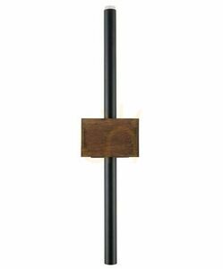 Aplica de perete Sigma Blake negru/maro G9 3W 50cm SKU 33446 small 2