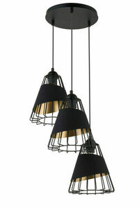 Lampă suspendată Sigma DENI 3 Koło negru-aur 40544 small 0