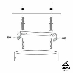Lampă suspendată Sigma DENI L negru/argintiu 28cm E27 40536 2 Lampă suspendată Sigma DENI L negru/argintiu 28cm E27 40536 small 2