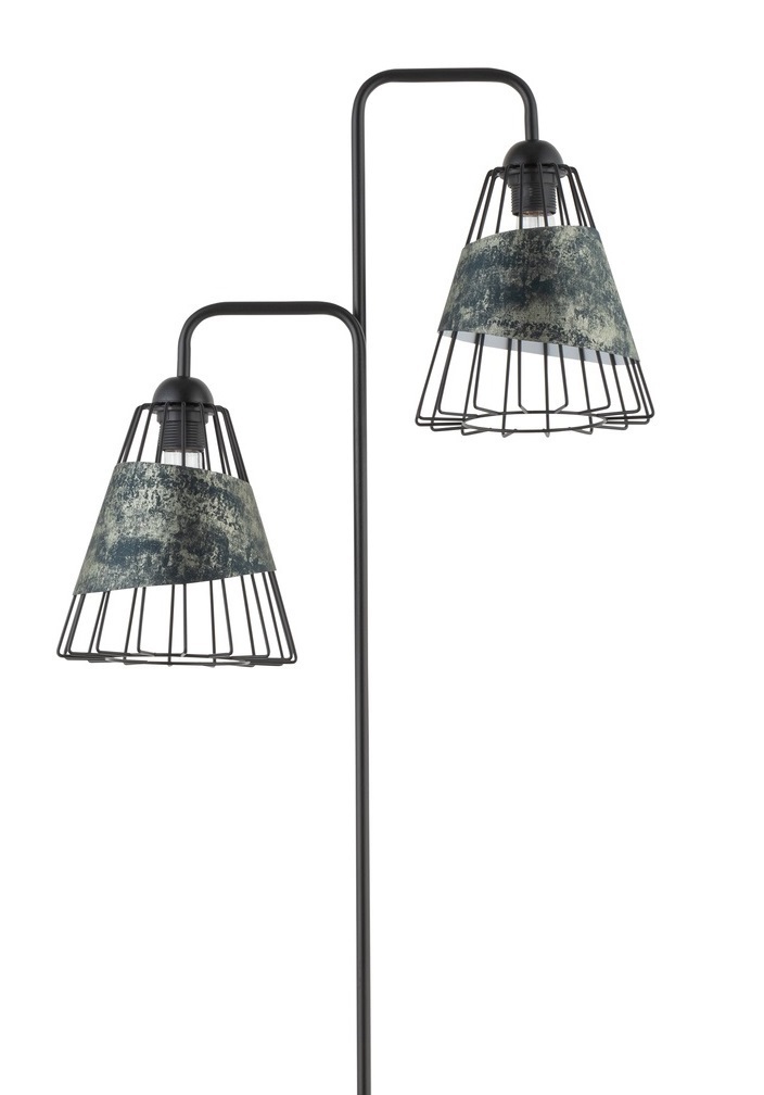 Vedere Lampadar Sigma Deni negru grafit auriu 170 cm 2xE27 50348 Lampadar Sigma Deni negru grafit auriu 170 cm 2xE27 50348