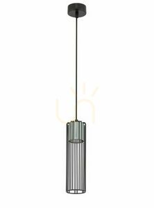 Lampă suspendată Sigma Fobia 1 negru/argintiu 33448 small 0