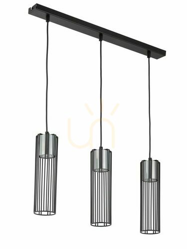 Verifica Lampă suspendată Sigma Fobia 3 negru/argintiu 33454