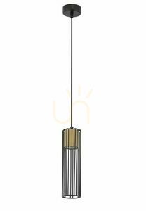 Lampă suspendată Sigma Fobia 1 negru/auriu 33449 small 0