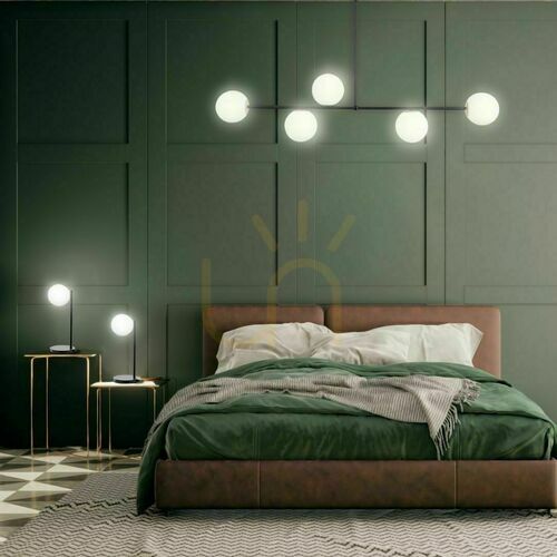 Verifica Lampă de masă Sigma Gama negru sticlă albă 43 cm 50201
