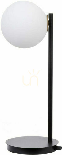 Verifica Lampă de masă Sigma Gama negru sticlă albă 43 cm 50201