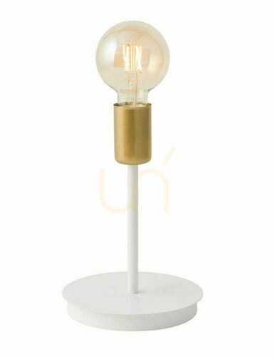 Verifica Lampă de masă Sigma GINO alb-aurie 24 cm E27 SKU 50317