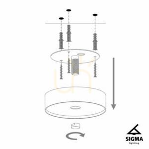 Plafonieră Sigma HOLI 3 alb 32450 small 2