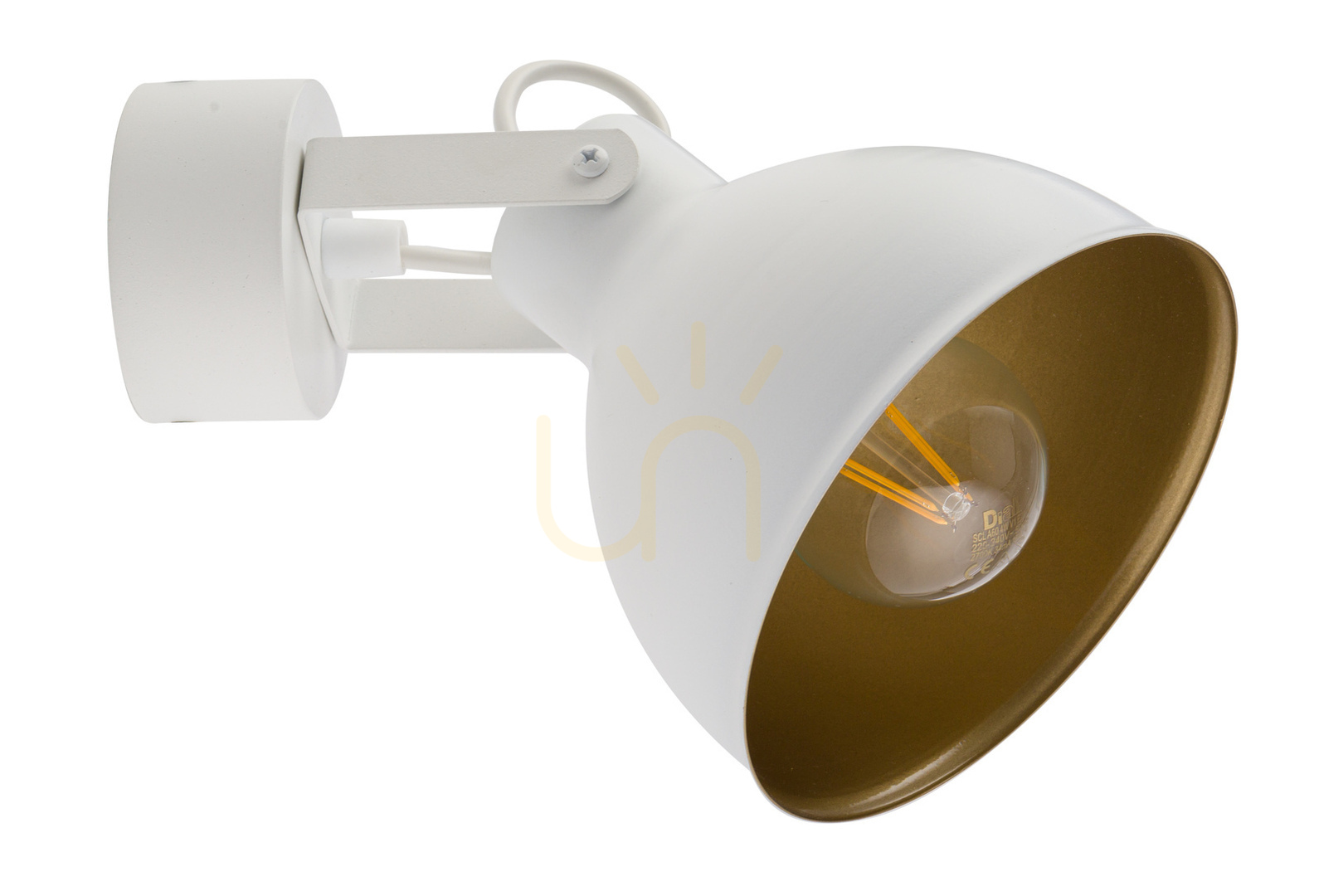 Verifica Aplice Sigma Mars alb/auriu E27 24 cm SKU 32265 Aplice Sigma Mars alb/auriu E27 24 cm SKU 32265