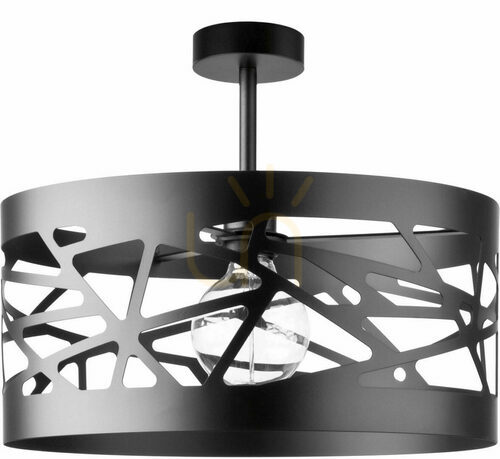 Verifica Plafonieră Sigma Moduł Frez L negru 39 cm E27 31232