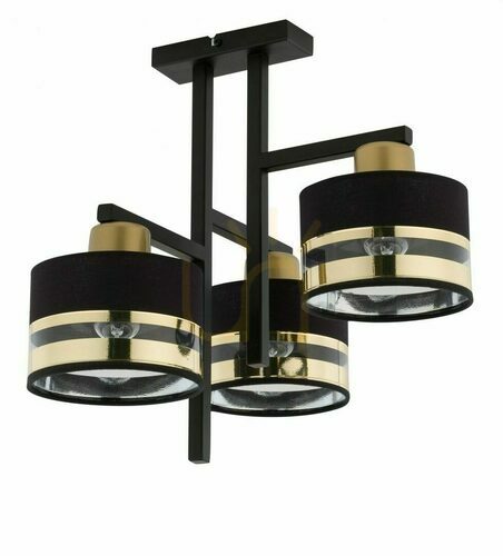 Verifica Plafonieră Sigma Pro 3 negru auriu 3xE27 SKU 32147