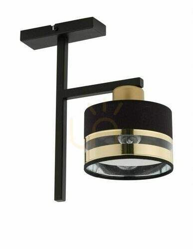 Verifica Plafonieră Sigma Pro 1 negru auriu 15 cm E27 32151