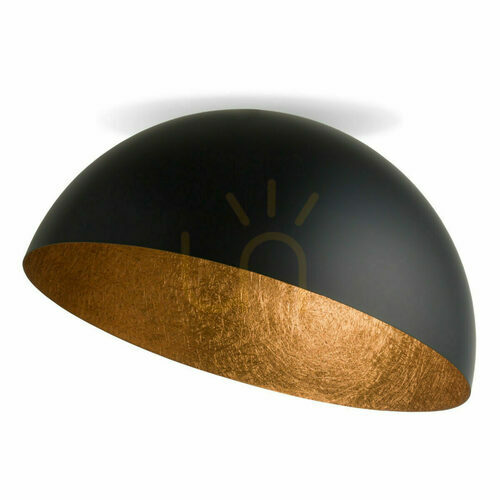 Verifica Plafonieră Sigma Sfera 90 negru cupru 32467
