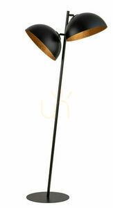 Lampadar Sigma Sfera negru cupru 2xE27 156 cm 50336 small 0