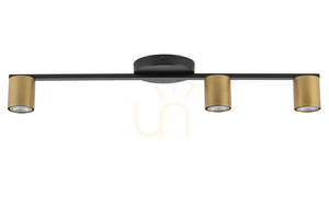 Plafonieră Sigma Sky 3 GU10 negru auriu 70 cm 33435 small 0