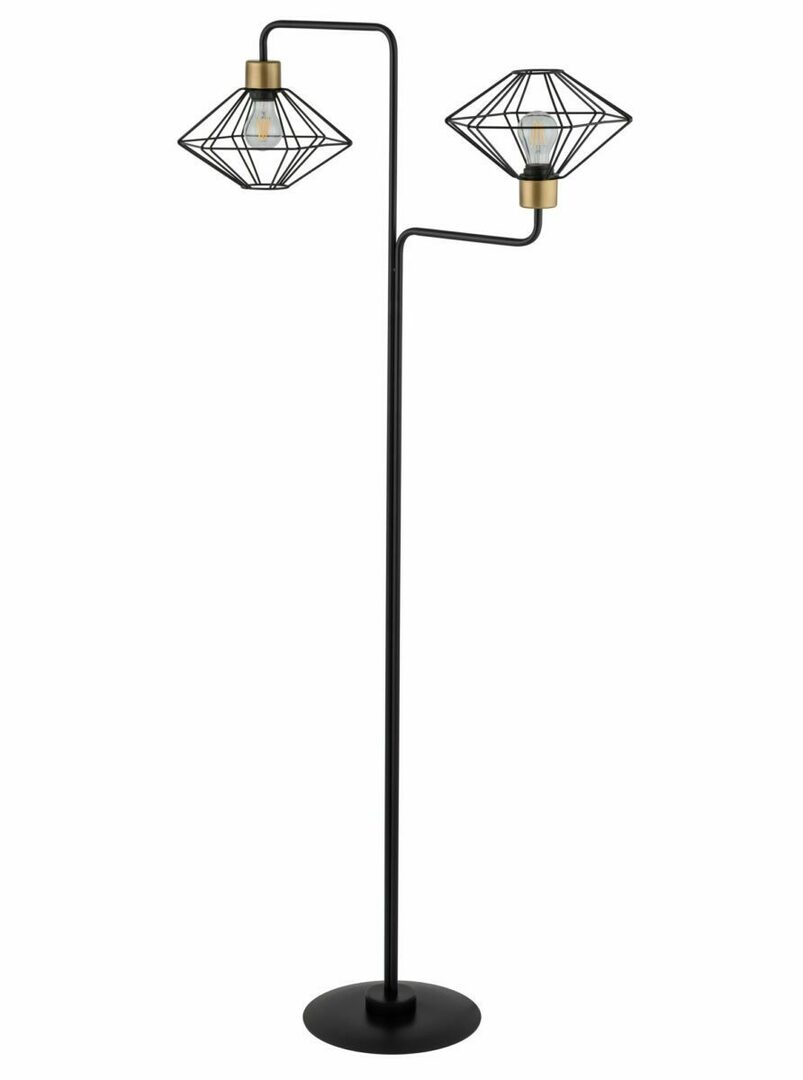 Verifica Lampadar Sigma Vario negru/aur 2xE27 160 cm 50352 Lampadar Sigma Vario negru/aur 2xE27 160 cm 50352