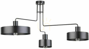 Plafonieră Sigma Vasco 3 Negru 31553 small 0