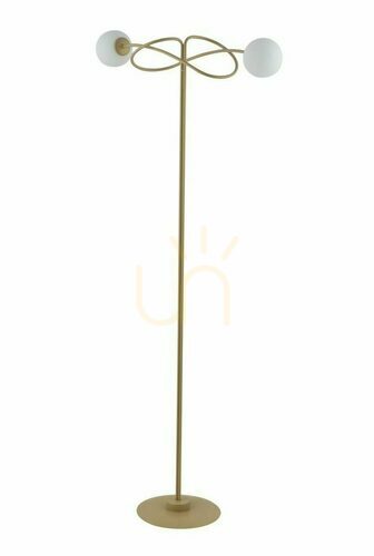 Verifica Lampadar Sigma Velvet auriu bej 166 cm 2xG9 SKU 50304