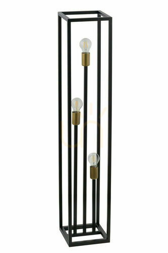 Verifica Lampadar Sigma Vigo negru-auriu 121 cm 3xE27 50249