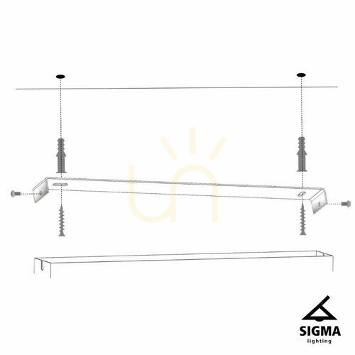 Verifica Plafonieră Sigma Zoom 5 becuri GU10 negru auriu 80 cm 33323