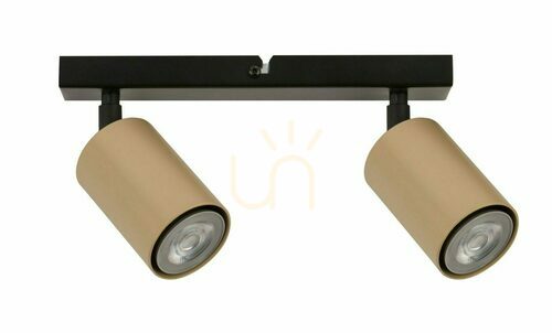 Verifica Plafonieră Sigma Zoom 2 negru-auriu 2x GU10 25W 33320