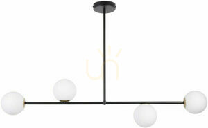 Lampă suspendată Sigma Gama 4 negru 33188 small 0