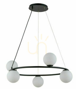 Lampă suspendată Sigma Gama Koło 5 negru, G9, SKU 33383 small 0