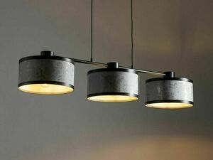 Lampă suspendată Sigma Glory 3, negru, gri-argintiu, E27, SKU 40522 small 1