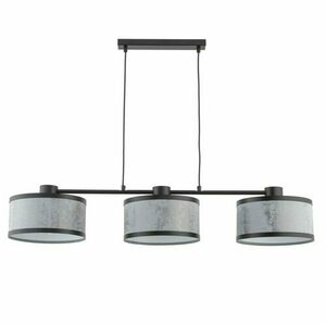 Lampă suspendată Sigma Glory 3, negru, gri-argintiu, E27, SKU 40522 small 0