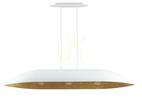 Verifica Lampă suspendată Sigma Gondola alb-auriu 114 cm 3xE27 SKU 40636