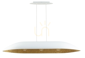 Lampă suspendată Sigma Gondola alb-auriu 114 cm 3xE27 SKU 40636 small 0