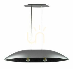 Lampă suspendată Sigma GONDOLA argintiu negru 2xE27 84 cm 40643 small 0