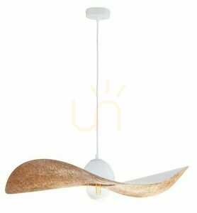 Lampă suspendată Sigma Kapello alb cupru 76 cm 32337 small 0