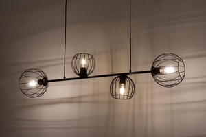 Lampă suspendată Sigma MADAM 4 negru 32371 small 2