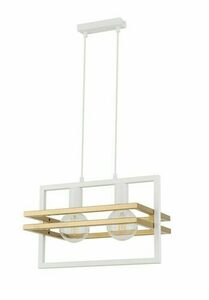 Lampă suspendată Sigma MERCI 2 alb auriu 32390 small 0