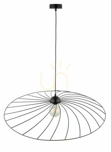 Verifica Lampă suspendată Sigma Panama L negru, oțel, E27, 79 cm, SKU 32413