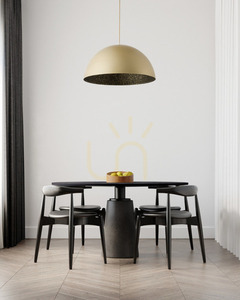 Lampă suspendată Sigma Sfera 50 cm aur negru SKU 32297 small 3