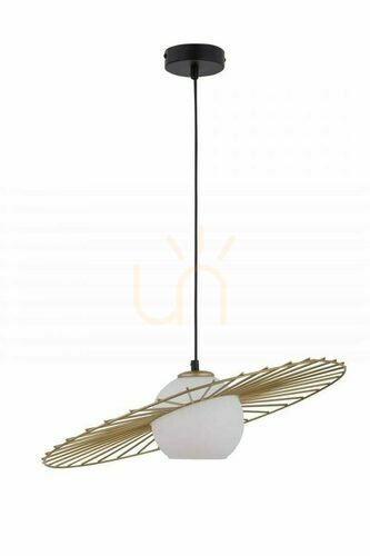 Verifica Lampă suspendată Sigma Sol 1 aur negru E27 50 cm SKU 32037