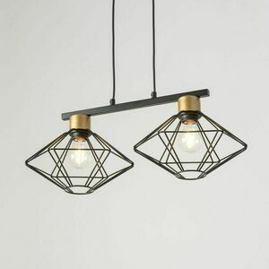 Lampă suspendată Sigma Vario 2 negru-aur E27 58 cm 40556 small 1
